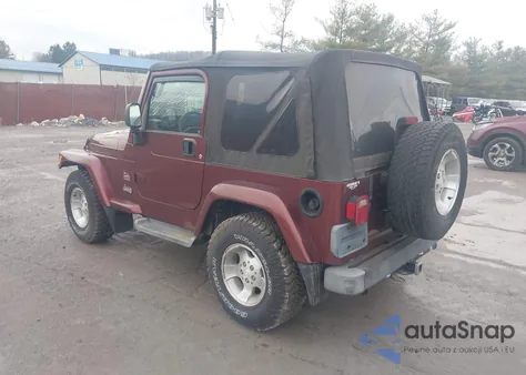 2003 Jeep Wrangler Sahara z USA, uszkodzony, nr VIN 1J4FA59SX3P326841